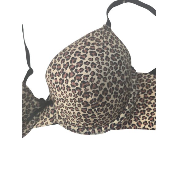Leopard Print Push-Up Bra 36B*By Just Be*Adj Straps*NWOT*Halloween*Sissy*Cosplay - Picture 4 of 12